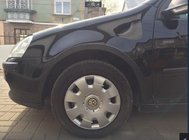 Volkswagen Golf 5 2003–2009 Obrobe blatniških lokov (4 kosi, mat črna) fotografija 1