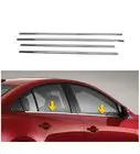 Skoda Superb 2001–2009 Okenske obrobe (4 kosi, nerjavno jeklo) fotografija 1