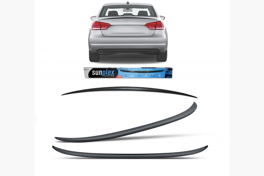 Audi A4 B9 2015–2024 Lip spojler (Sunplex, črn) Image