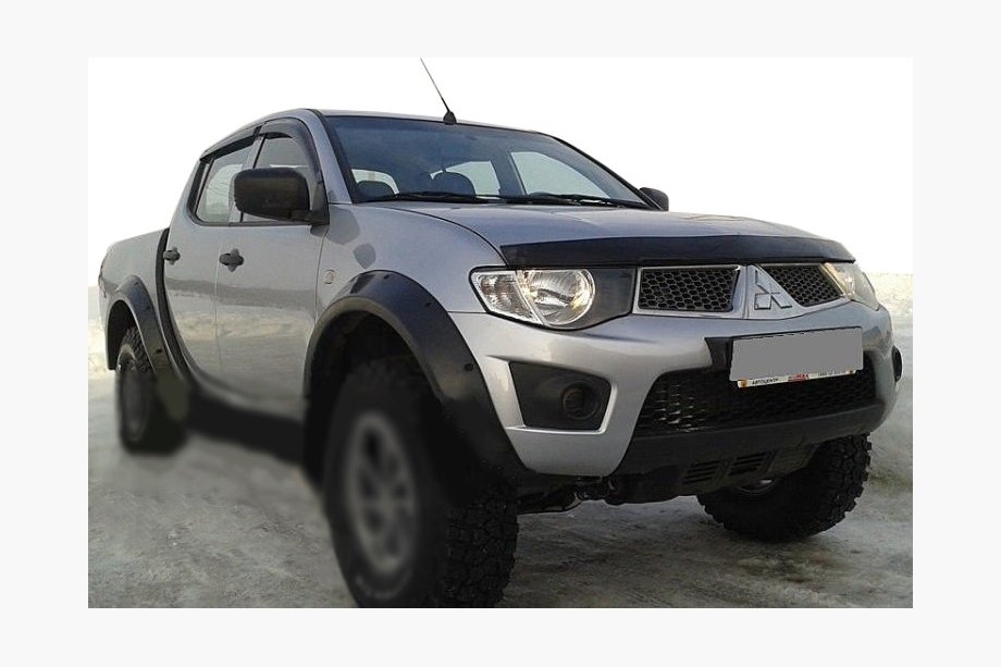 Mitsubishi L200 2006–2015 Deflektor pokrova motorja (SIM) Image