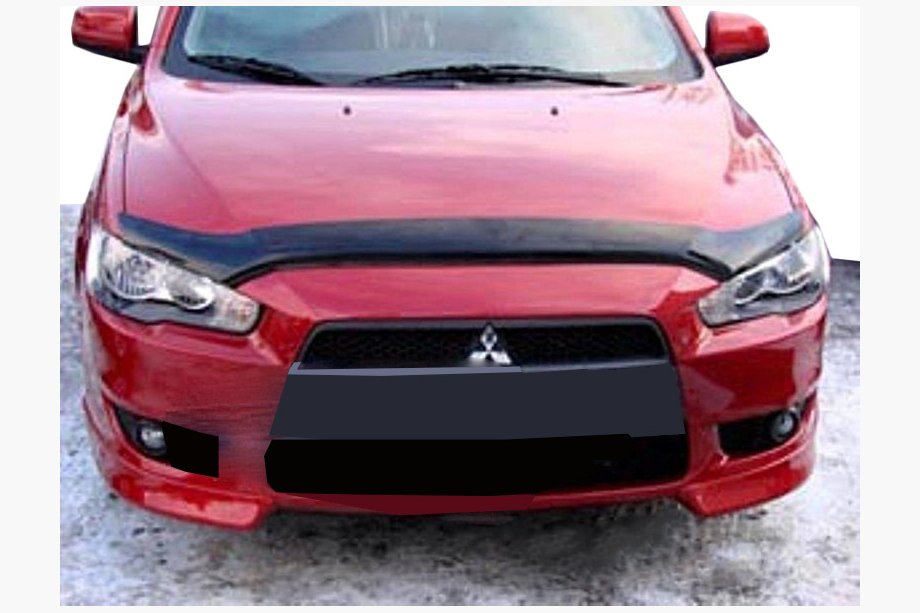 Mitsubishi Lancer X 2008– Dolgi deflektor pokrova motorja 2007-2011 (SIM) Image