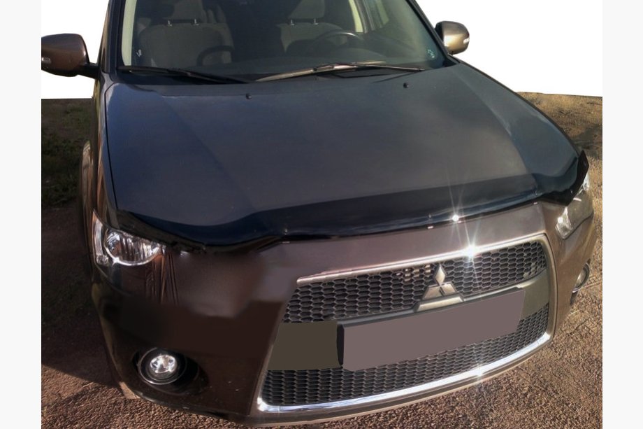 Mitsubishi Outlander 2006–2012 Dolgi deflektor motornega pokrova 2009-2012 (SIM) Image