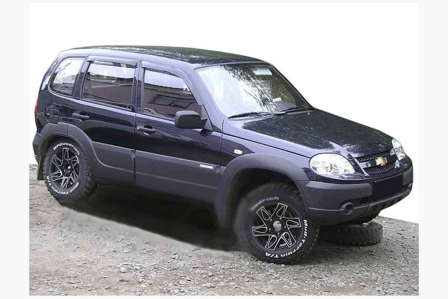 Chevrolet Niva 1998–2020 Deflektorji oken (4 kosi, SIM) Image