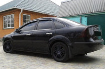 Ford Focus II 2005–2008 Vetrni deflektorji za okna SD/HB (4 kos, SIM) fotografija 1