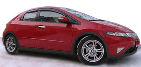 Honda Civic Sedan VIII 2006–2011 Deflektorji oken (4 kosi, SIM) fotografija 1