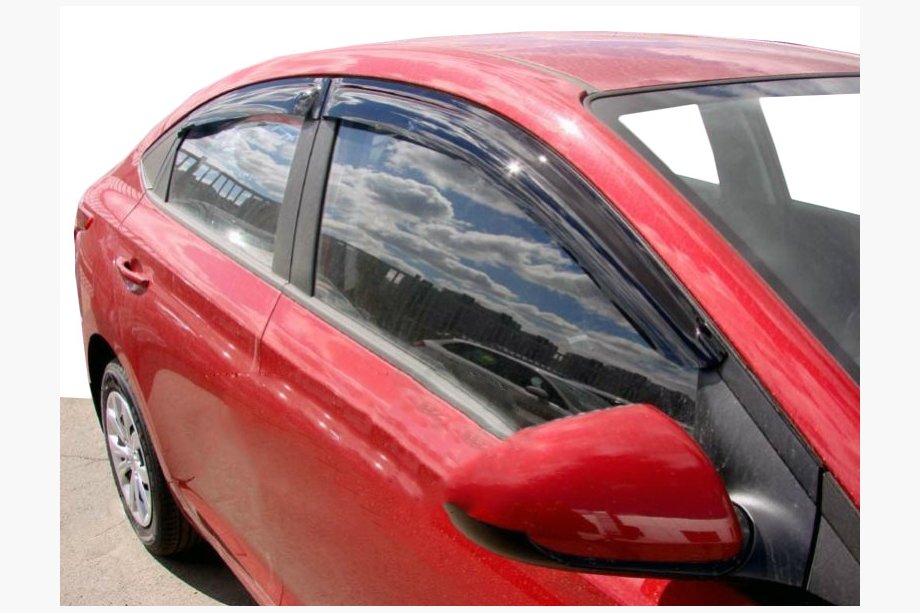 Hyundai Accent 2017–2023 Deflektorji oken (4 kosi, SIM) Image
