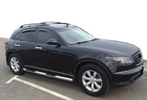 Infiniti FX 2003–2008 Deflektorji oken (4 kosi, SIM) fotografija 1
