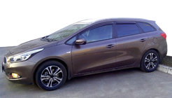 Kia Ceed 2012–2018 Vetrni deflektorji oken WG (4 kos, SIM) fotografija 1
