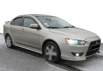 Mitsubishi Lancer X 2008– Deflektorji oken (4 kosi, SIM) fotografija 1