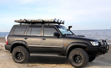 Nissan Patrol Y61 1997–2011 Deflektorji oken (4 kosi, SIM) fotografija 1