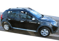 Renault Sandero 2007–2013 Deflektorji oken (4 kosi, SIM) fotografija 1