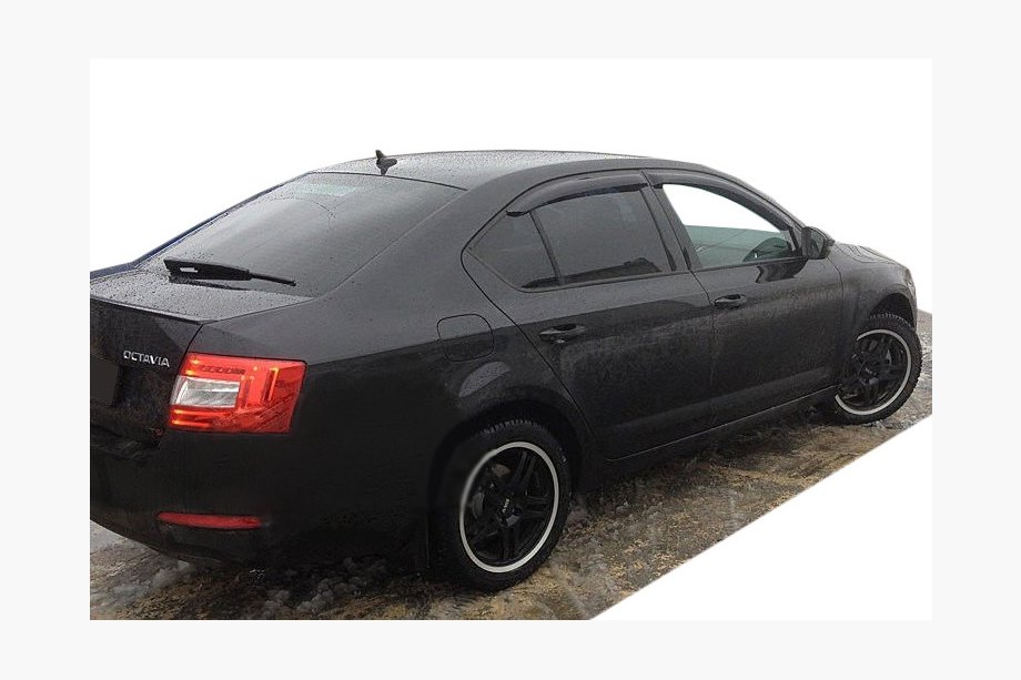 Skoda Octavia III A7 2013–2019 Vetrni deflektorji za okna LiftBack (4 kosi, SIM) Image