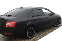 Skoda Octavia III A7 2013–2019 Vetrni deflektorji za okna LiftBack (4 kosi, SIM) fotografija 1