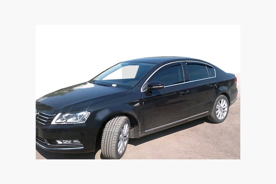 Volkswagen Passat B6 2006–2012 Vetrni deflektorji za okna SD (4 kosi, SIM krom) Image