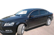 Volkswagen Passat B6 2006–2012 Vetrni deflektorji za okna SD (4 kosi, SIM krom) fotografija 1