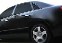 Audi A4 B6 2000–2004 Kromirane obloge kljuk vrat (4 kosi, nerjavno jeklo) fotografija 5