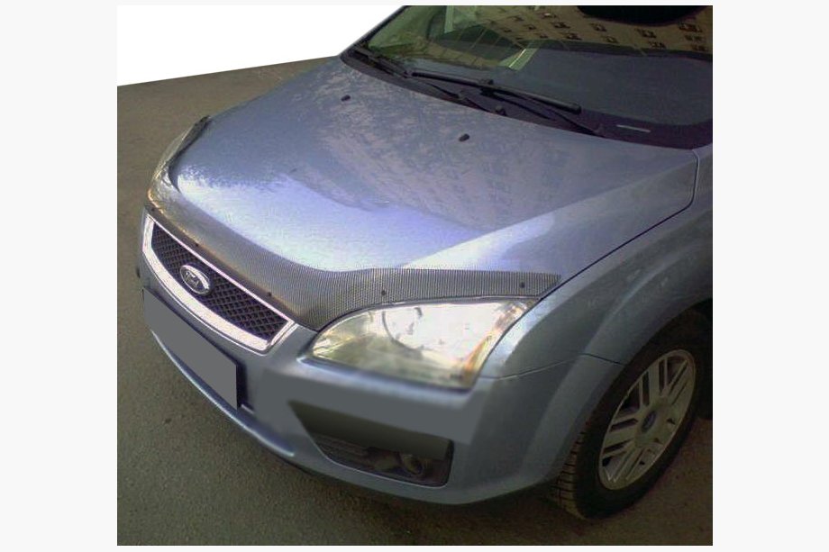 Ford Focus II 2005–2008 Deflektor pokrova motorja v karbonskem videzu (SIM) Image