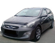 Hyundai Accent 2011–2017 Deflektor pokrova motorja 2010-2014 (SIM) fotografija 1