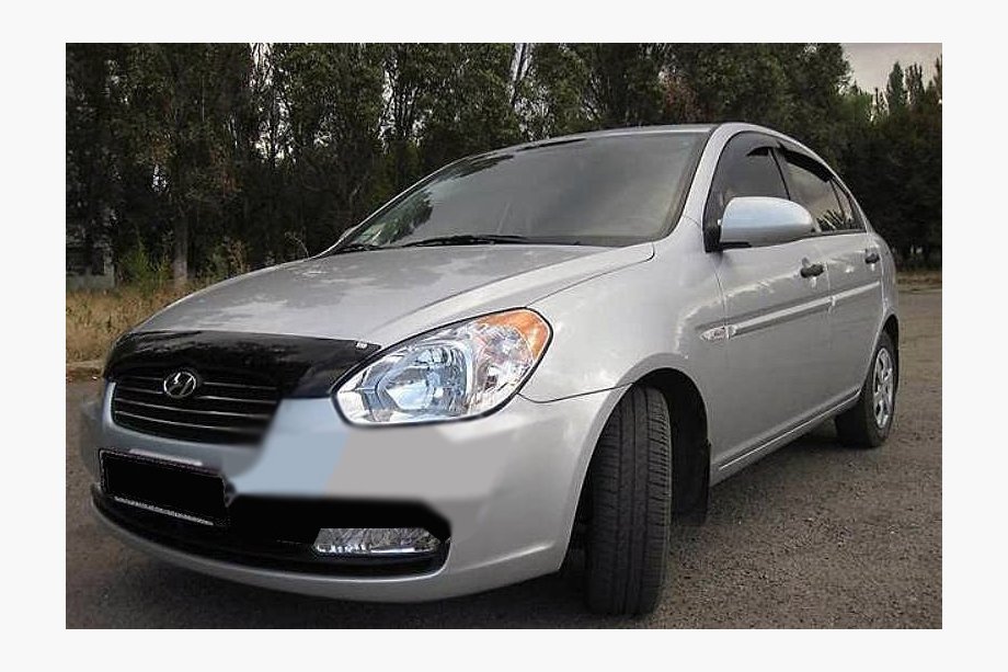 Hyundai Accent 2006–2010 Deflektor pokrova motorja (SIM) Image