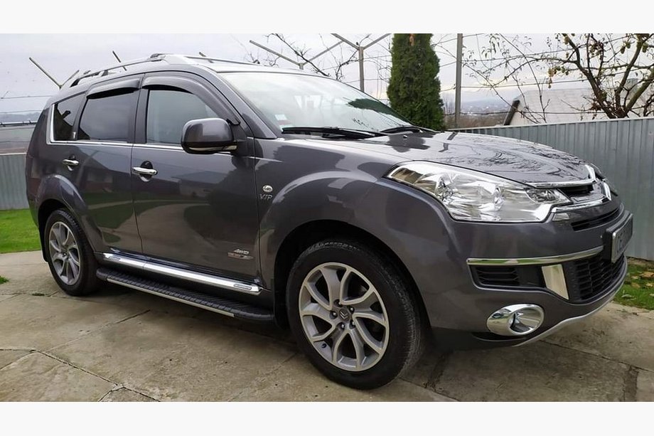 Peugeot 4007 2007–2013 Stranske stopnice Bosphorus Grey (2 kos., aluminij) Image