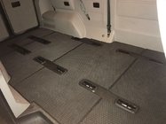 Volkswagen T5 2010–2015 Talne preproge EVA V1 (dolga medosna razdalja, komplet za celoten potniški prostor, črne) fotografija 1