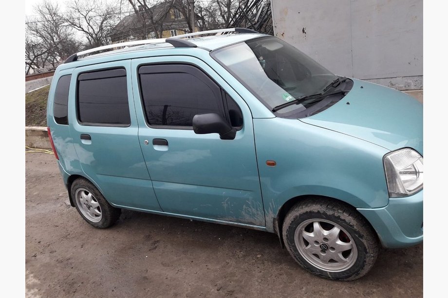Opel Agila 2000–2007 Kromirane strešne sani Image