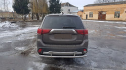 Mitsubishi Outlander 2012–2021 Zadnji zaščitni lok AK004-2 (nerjavno jeklo) fotografija 4