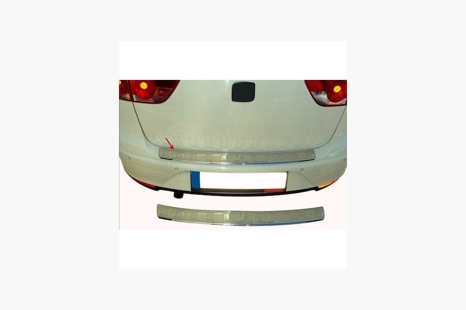 Seat Altea 2004–2015 Zaščitna letev za zadnji odbijač OmsaLine (XL, nerjaveče jeklo) Image