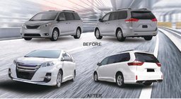 Toyota Sienna 2010–2020 Komplet karoserijskega body kita GBT fotografija 2