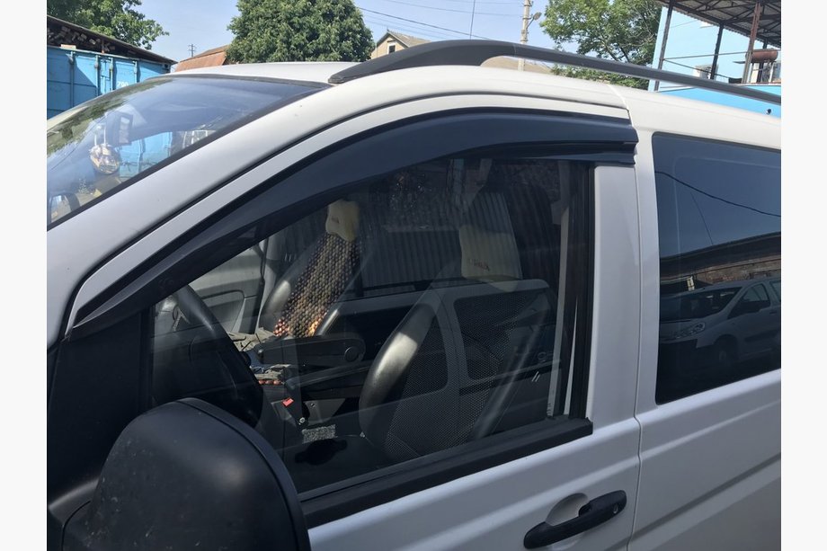Mercedes Vito W639 2004–2014 Vetrni deflektorji oken (2 kos, Sunplex Sport) Fotografija 1