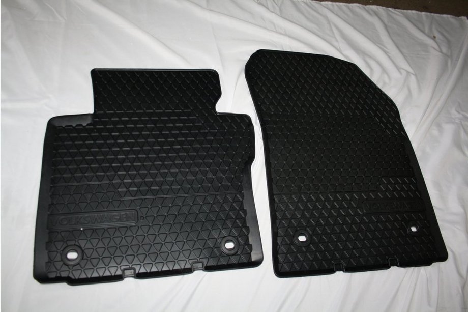 Volkswagen Caddy 2004–2010 Gumijasti tepihi za notranjost (2 kosa, original) Image