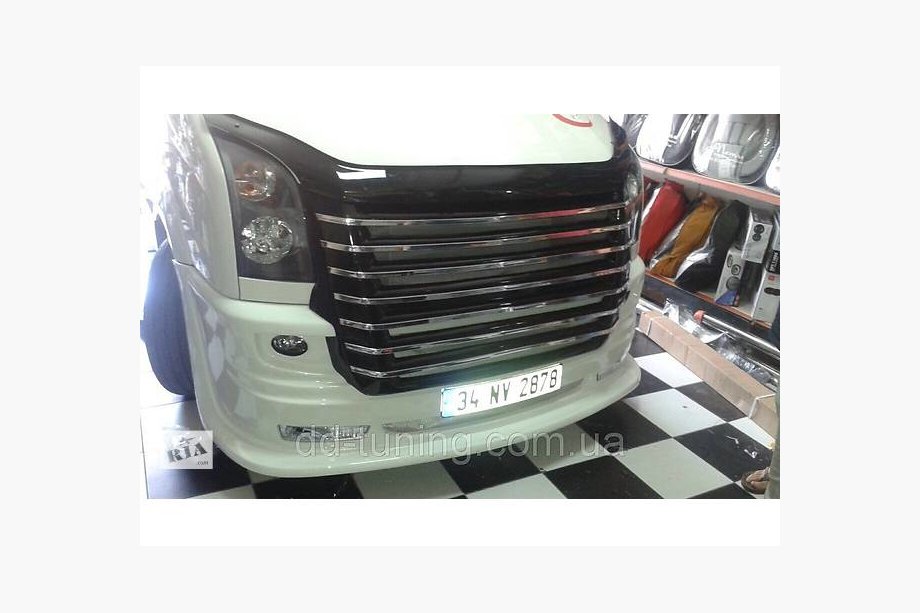 Volkswagen Crafter 2006–2016 Sprednji odbijač 2012↗ (USA stil, za lakiranje) Image