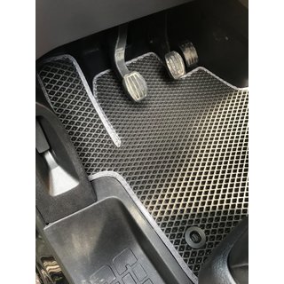 Poliuretanske avtomobilske preproge (2 kosa, EVA, črne) 1+1 Peugeot Expert 2017– fotografija 1