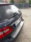 Mercedes E-class W212 2009–2016 Zaščitna letev zadnjega odbijača OmsaLine (2009-2013, SW, nerjaveče jeklo) fotografija 1