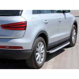 Stranske stopnice BlackLine (2 kosa, aluminij) Audi Q7 2005–2015 fotografija 1