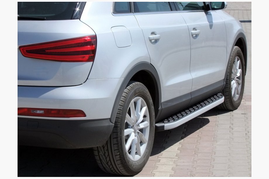 Audi Q7 2005–2015 Stranske stopnice BlackLine (2 kosa, aluminij) Image