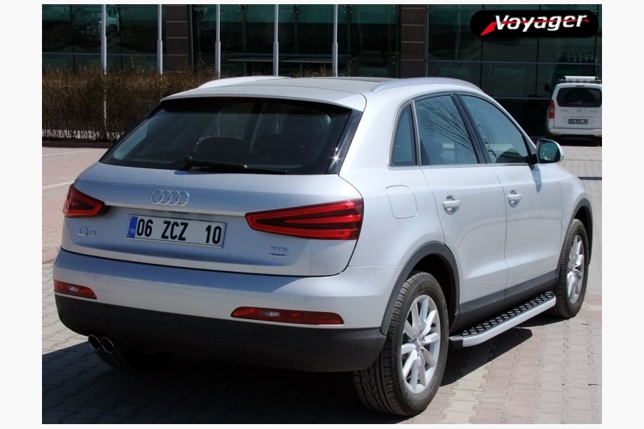 Audi Q3 2011–2019 Stranske stopnice BlackLine (2 kosa, aluminij) Image