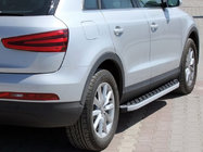 Audi Q7 2005–2015 Stranske stopnice BlackLine (2 kosa, aluminij) fotografija 1