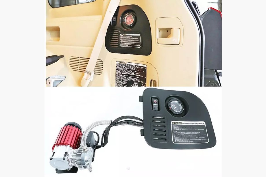 Toyota Land Cruiser 200 2007–2021 Komplet za polnjenje pnevmatik (kompresor) Image