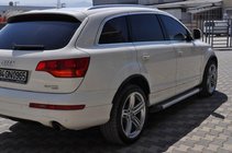 Audi Q7 2005–2015 Stranske stopnice Allmond Grey (2 kosa, aluminij) fotografija 1