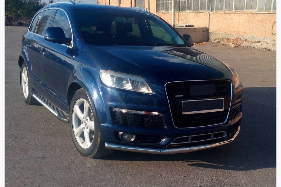 Audi Q7 2005–2015 Stranski pragovi Line (2 kos, aluminij) Image