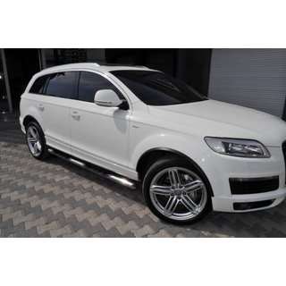Bočne zaščitne cevi (2 kos, nerjavno jeklo) Audi Q5 2008–2017 fotografija 1