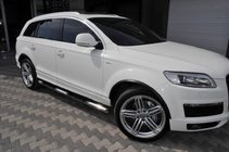 Audi Q5 2008–2017 Bočne zaščitne cevi (2 kos, nerjavno jeklo) fotografija 1