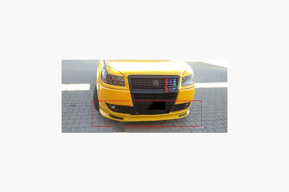 Fiat Doblo I 2005–2010 Sprednji spodnji lip spojler (za lakiranje) Image
