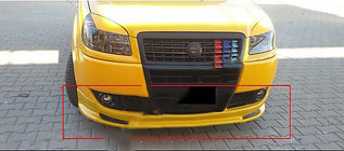 Fiat Doblo I 2005–2010 Sprednji spodnji lip spojler (za lakiranje) fotografija 1