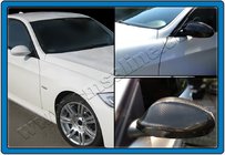 BMW serija 3 E90/E91 2005–2011 Pokrovi ogledal 2005-2008 (2 kos, pravi karbon) fotografija 2