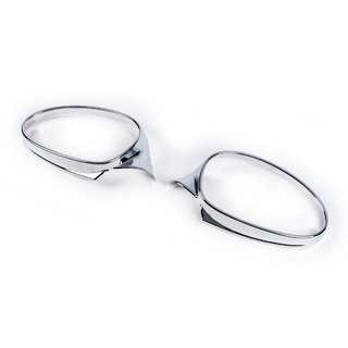 Kromirani pokrovi ogledal 2005-2008 (2 kos, ABS) BMW serija 3 E90/E91 2005–2011 fotografija 2