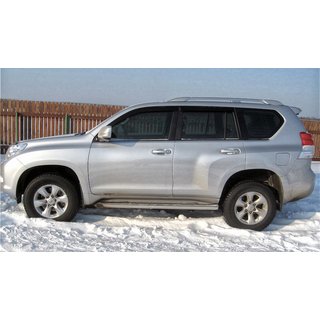 Strešni relingi originalnega dizajna (sivi, 2 kosa) Toyota Land Cruiser Prado 150 2009–2023 fotografija 4