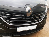 Renault Trafic 2015– Okrasne letvice za masko 2015-2019 (5 kos, nerjaveče jeklo) OmsaLine - italijansko nerjavno jeklo fotografija 1