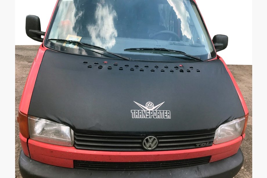 Volkswagen T4 Transporter 1990–2003 RAZPRODAJA! Prevleka za raven pokrov motorja (umetno usnje) Image
